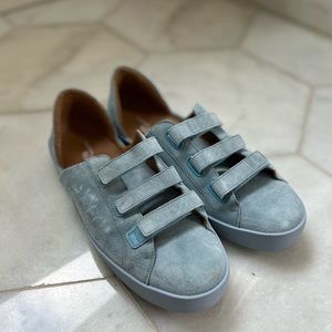 Freda Salvador LIBBY D'ORSAY SNEAKER Blue Suede